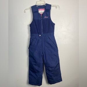 Snozu Girls Snow Bibs size 6 Navy